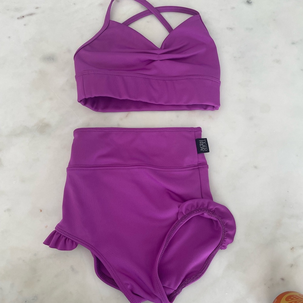 Purple Two-Piece Tiger Friday Dancewear